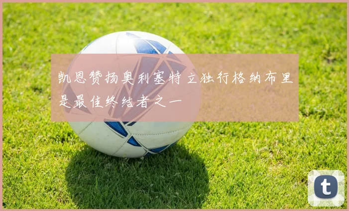 凯恩赞扬奥利塞特立独行格纳布里是最佳终结者之一